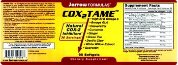 Jarrow Formulas Cox2Tame - supplement