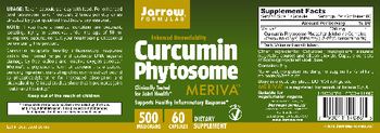Jarrow Formulas Curcumin Phytosome 500 mg - supplement