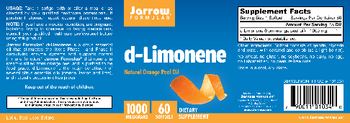 Jarrow Formulas D-Limonene 1000 mg - supplement