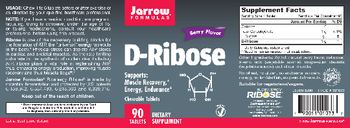 Jarrow Formulas D-Ribose Berry Flavor - supplement