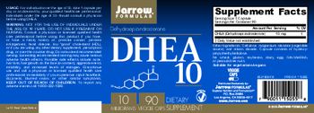 Jarrow Formulas DHEA 10 mg - supplement