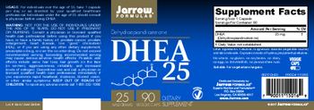 Jarrow Formulas DHEA 25 mg - supplement