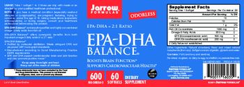 Jarrow Formulas EPA-DHA Balance - supplement