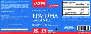 Jarrow Formulas EPA-DHA Balance - supplement