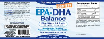 Jarrow Formulas EPA-DHA Balance - supplement