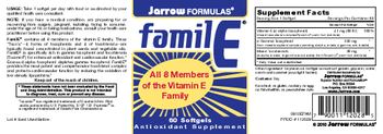 Jarrow Formulas FamilE - antioxidant supplement