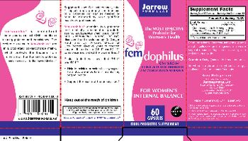 Jarrow Formulas Fem Dophilus - oral probiotic supplement