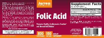 Jarrow Formulas Folic Acid 800 mcg - supplement