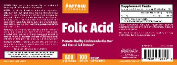 Jarrow Formulas Folic Acid - supplement
