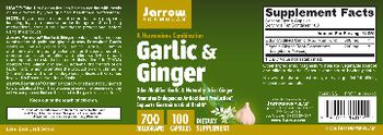 Jarrow Formulas Garlic & Ginger - supplement