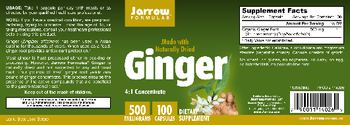 Jarrow Formulas Ginger - supplement