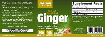 Jarrow Formulas Ginger 500 mg - supplement