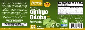 Jarrow Formulas Ginkgo Biloba - supplement