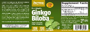 Jarrow Formulas Ginkgo Biloba 120 mg - supplement