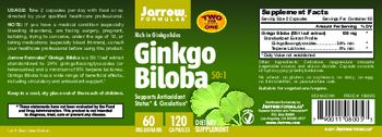 Jarrow Formulas Ginkgo Biloba - supplement