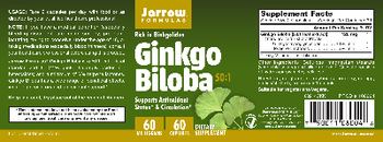 Jarrow Formulas Ginkgo Biloba 50:1 - supplement