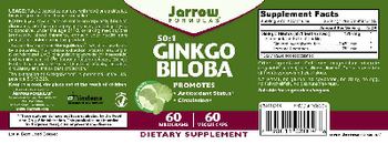 Jarrow Formulas Ginkgo Biloba 50:1 - supplement