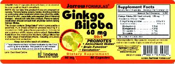 Jarrow Formulas Ginkgo Biloba 60 mg 50:1 - supplement