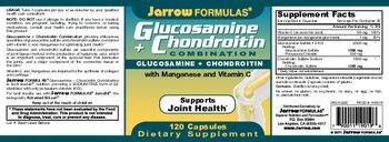 Jarrow Formulas Glucosamine + Chondroitin Combination With Manganese And Vitamin C - supplement