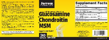 Jarrow Formulas Glucosamine + Chondroitin + MSM - supplement