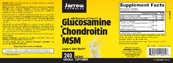 Jarrow Formulas Glucosamine + Chondroitin + MSM - supplement