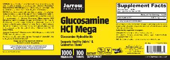 Jarrow Formulas Glucosamine HCl Mega 1000 mg - supplement