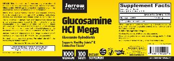 Jarrow Formulas Glucosamine HCl Mega 1000 mg - supplement