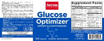 Jarrow Formulas Glucose Optimizer - supplement
