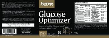 Jarrow Formulas Glucose Optimizer - supplement