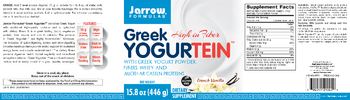 Jarrow Formulas Greek Yogurtein French Vanilla - supplement