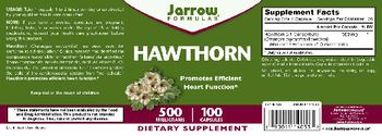 Jarrow Formulas Hawthorn - supplement