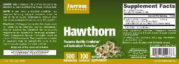 Jarrow Formulas Hawthorn 500 mg - supplement