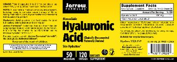 Jarrow Formulas Hyaluronic Acid - supplement