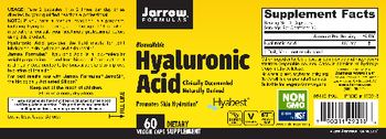 Jarrow Formulas Hyaluronic Acid - supplement