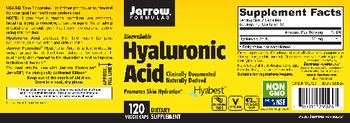 Jarrow Formulas Hyaluronic Acid - supplement