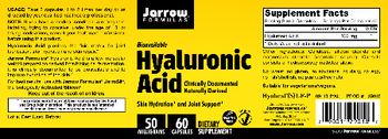 Jarrow Formulas Hyaluronic Acid - supplement