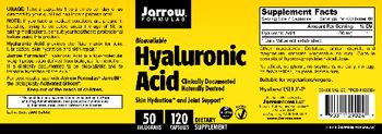 Jarrow Formulas Hyaluronic Acid - supplement