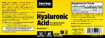 Jarrow Formulas Hyaluronic Acid - supplement