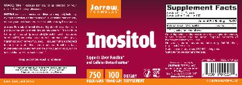 Jarrow Formulas Inositol 750 mg - supplement