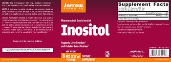 Jarrow Formulas Inositol Powder - supplement