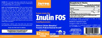 Jarrow Formulas Inulin FOS - supplement