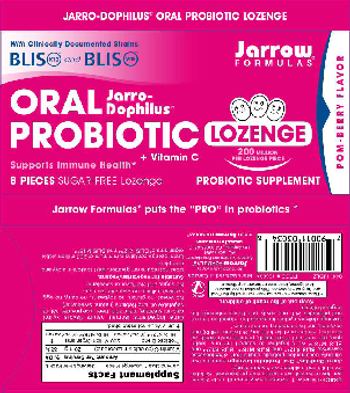 Jarrow Formulas Jarro-Dophilus Oral Probiotic + Vitamin C Lozenge - probiotic supplement