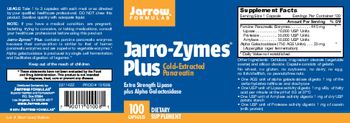 Jarrow Formulas Jarro-Zymes Plus - supplement