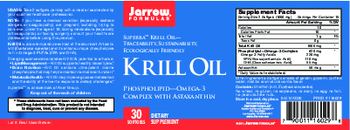 Jarrow Formulas Krill Oil - supplement