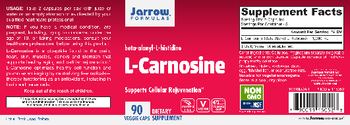Jarrow Formulas L-Carnosine - supplement