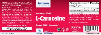 Jarrow Formulas L-Carnosine - supplement