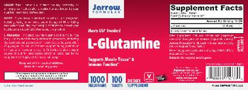 Jarrow Formulas L-Glutamine 1000 mg - supplement