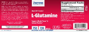 Jarrow Formulas L-Glutamine 750 mg - supplement