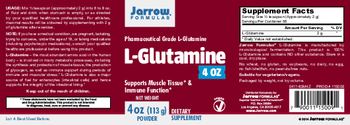 Jarrow Formulas L-Glutamine Powder - supplement