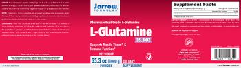 Jarrow Formulas L-Glutamine Powder - supplement